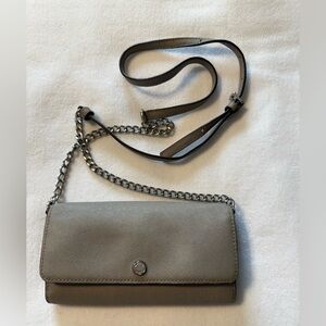 Michael Kors Wallet Crossbody Bag Gray